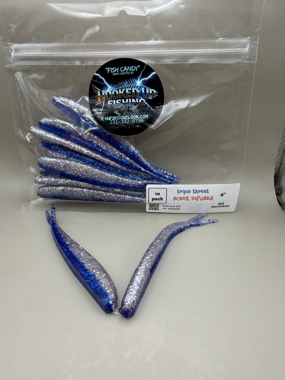 Jigging Minnow 4" #14 Northstar (optional tail) - None image