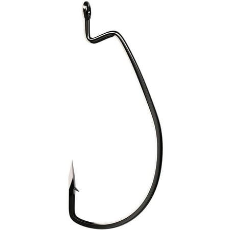 Eagle Claw Extra Wide Gap Worm Hook 3/0 - Black