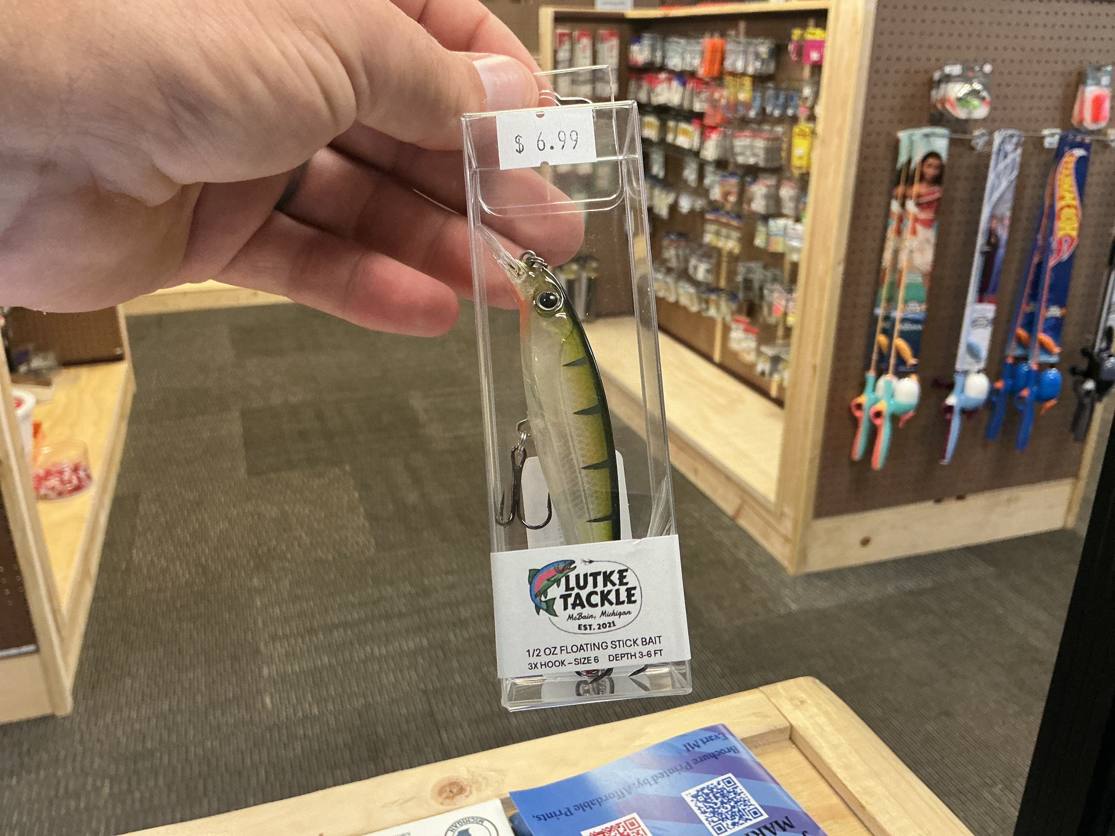 1/2oz floating stick bait-Luke