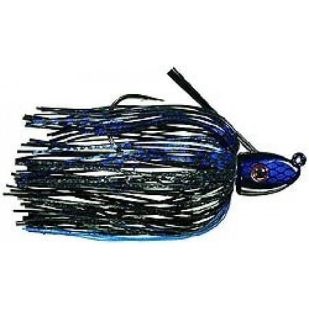 Strike King Tour Grade Swim Jigs Bait (Black Blue 3/8oz)