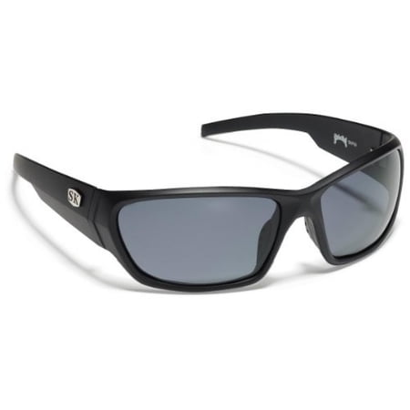 Strike King Plus Sunglasses (Black/Gray  Wide Ear Pieces  Adult)