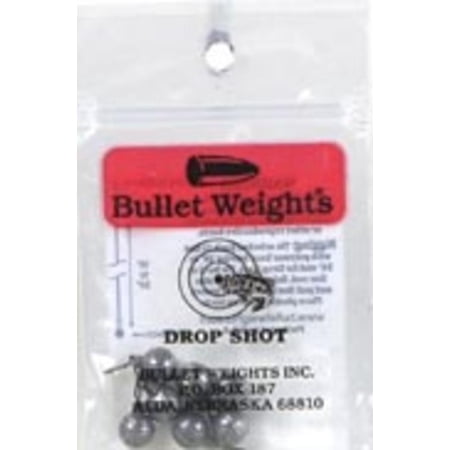 Bullet Weights DS18 Drop Shop 1/8 OZ 7 Piece Clam PK Bass Fishing Sinker