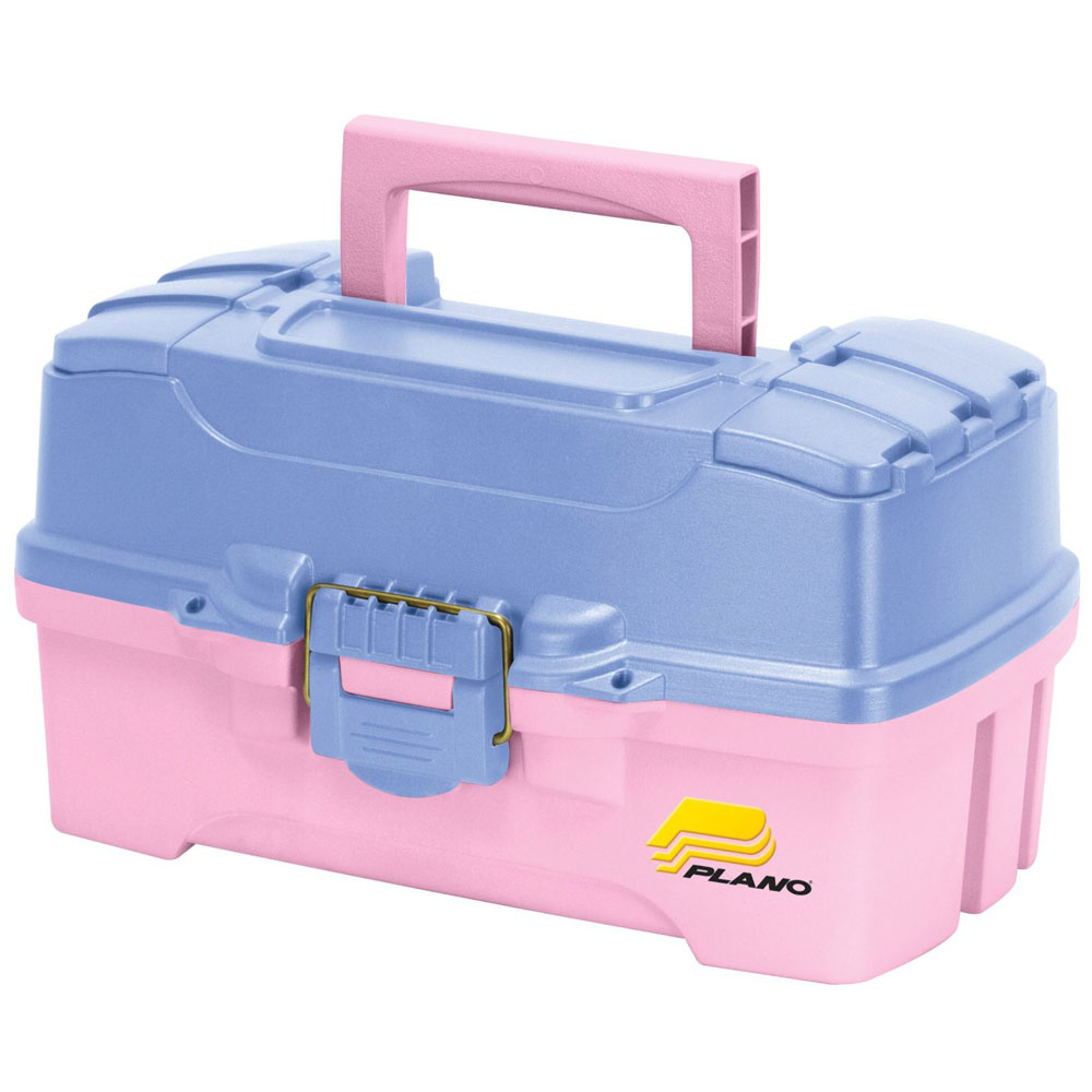 Plano Two Tray Fishing Tackle Box - Model: 6202-92 - Pink/Periwinkle