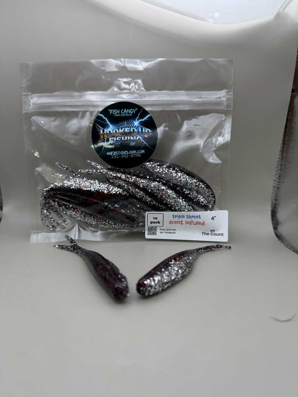 Tracer Shad 4" #9 The Count image 0