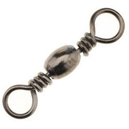 Eagle Claw Barrel Fishing Swivel Size 12 Black 8Per Pack