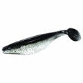 Mister Twister 3-Inch Sassy Shad Bait-Pack of 10 ( Clear/Silver Flakes/Black)