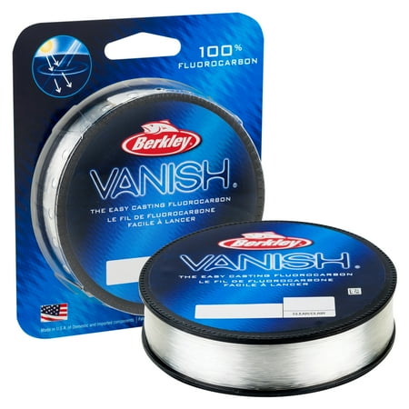 Berkley Vanish® Fluorocarbon Fishing Line  Clear  6 lb Test Strength  250 yd