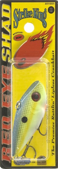 Strike King Red Eye Shad 1/2oz Chartreuse Sexy Shad Hard Bait Lure