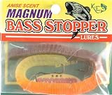 K & E Fish Lures Soft Magnum Bass Stopper Worm 3 Hook Crawfish Multi-Colored