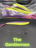 Jigging Minnow 4" #6 The Gentleman (optional) Tail - Pink image
