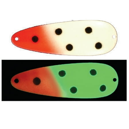 Moonshine Lures  Casting 3/4oz  Glow Bloody Nose