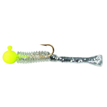 Cubby 5008 Mini-Mite Jig 1 1/2  1/32 oz Size 8 Hook Yellow/Clear