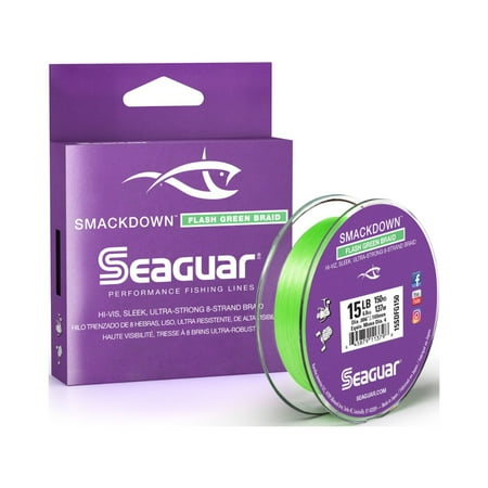 Seaguar Smackdown Braid 15 lb Flash Green 150 yd