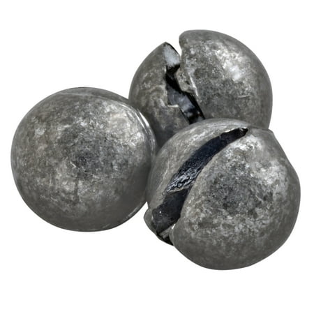 South Bend Removable Split Shot Sinker Fishing Weights Terminal Tackle  Size 3/0  40-pack