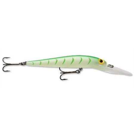 Storm Original Jr. Thunderstick Deep Jerkbait 3 1/2  Fishing Lure 5/16oz Luminous Green Herringbone