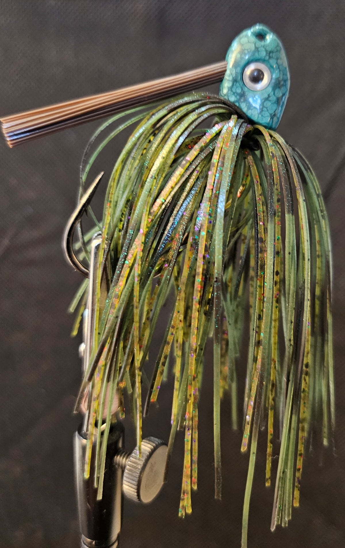 Swim Jig "Evergreen Candy" - 1/4 image