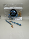 Paddle Tail Worm 4" #3 Megatron (choice) tail - Gold image