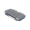 Plano 81591552 Stowaway Waterproof Utility Box - Clear, Blue & Gray - 9.12 x 5 x 1.25 in. - 3500