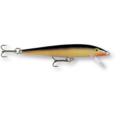 Rapala Original Floating Minnow 09 Fishing Lure 3.5  3/16oz Gold