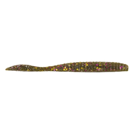 Berkley PowerBait® MaxScent Flat Worm Finesse Fishing Bait  Goby  3.6in | 9cm  Irresistible Scent & Flavor  Versatile Profile  Ideal for Drop Shot Presentation