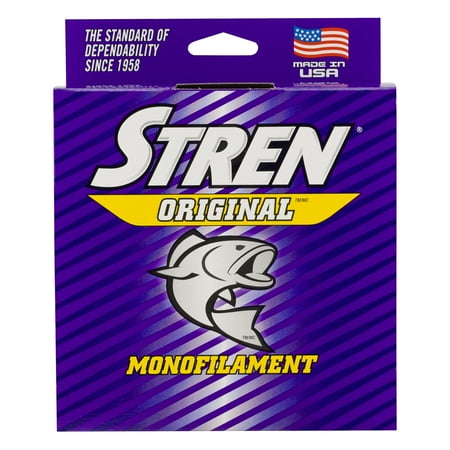 Stren Original® Monofilament Fishing Line  Clear/Blue Fluorescent  4 lb Test Strength  100 yd