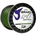 Daiwa 150 Yard J-Braid X4 Braided Fishing Line - 40 lb. Test - Dark Green