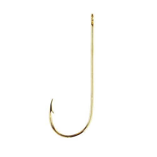 Eagle Claw 202A-8 Aberdeen Hook  Gold  Size 8  10 Pack