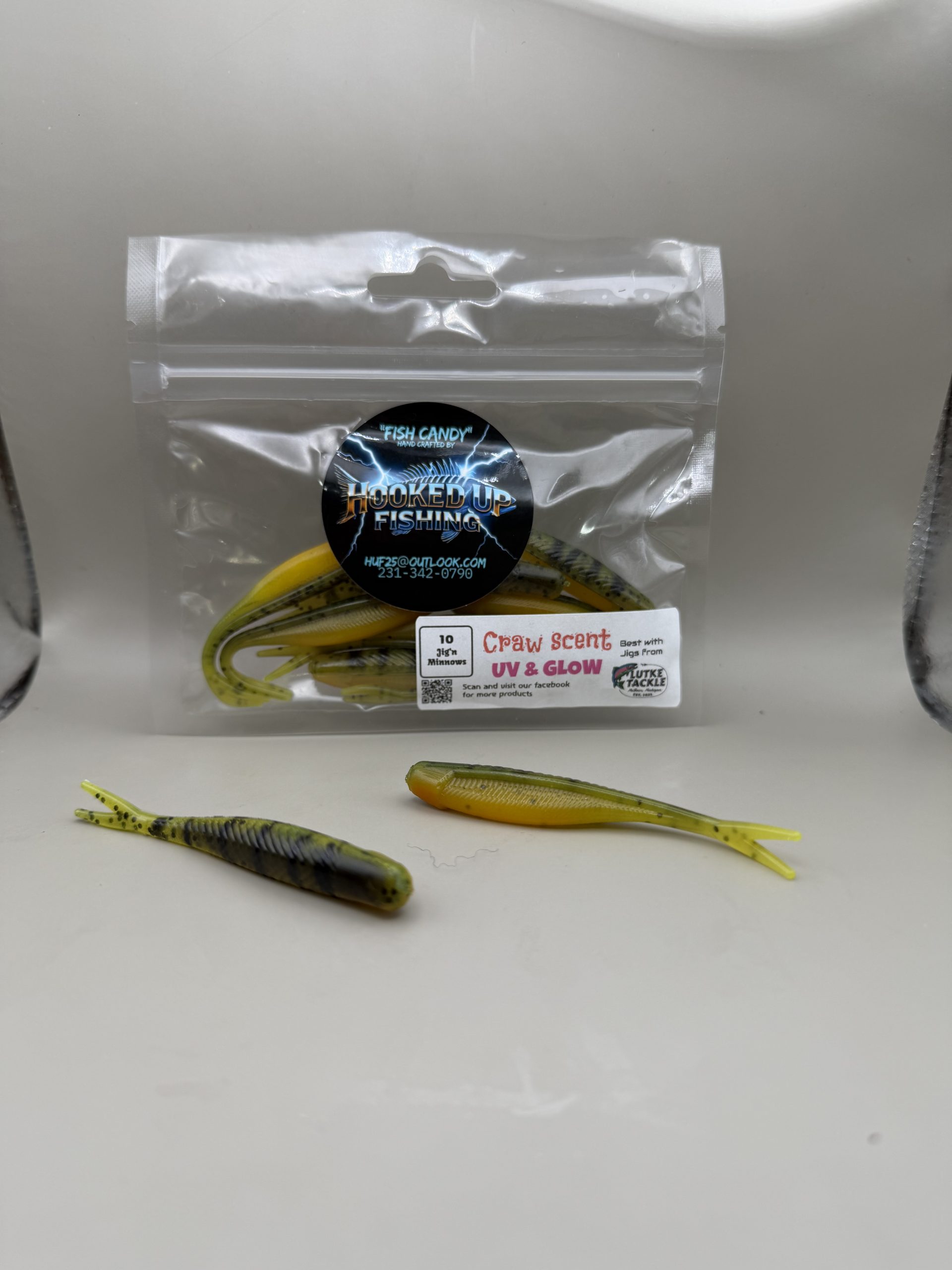 Tracer Shad 3" #5 Painted Perch