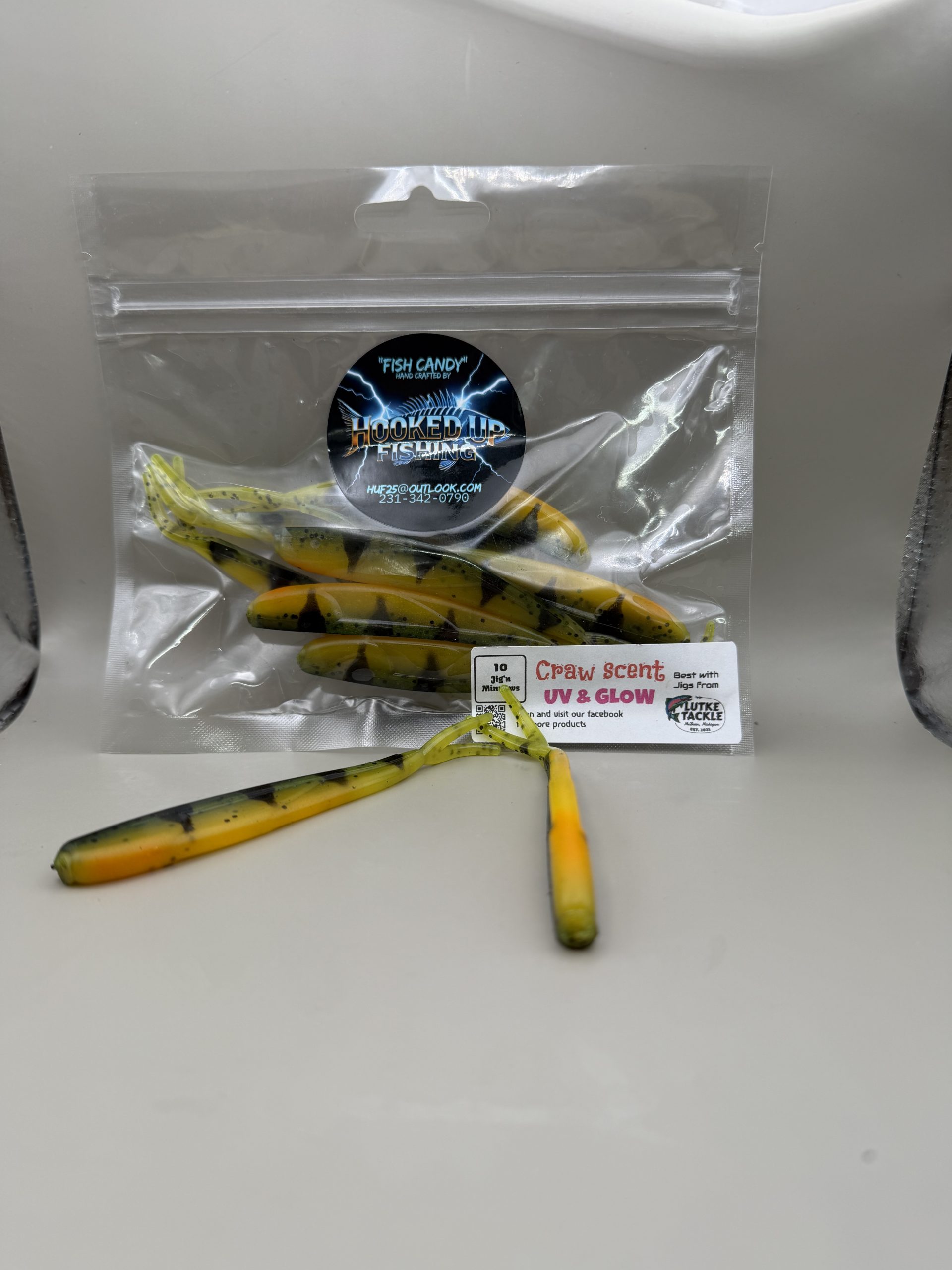 Jigging Minnow 4" #5 Painted perch