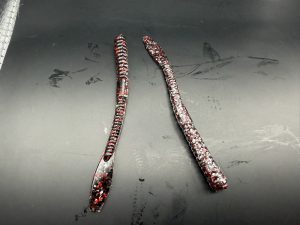 Paddle Tail Worm 4" #9 The Count