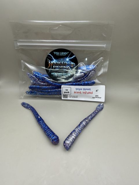 Paddle Tail Worm 4" #14 Northstar