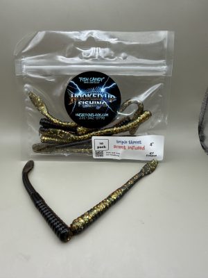 Paddle Tail Worm 4" #17 Eclipse